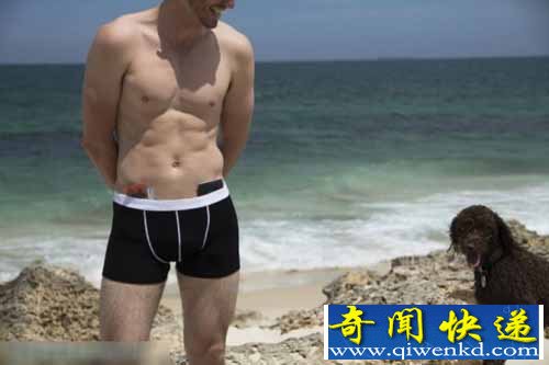 防水泳裤:可内藏手机钱包等贵重物品 更显威武雄壮