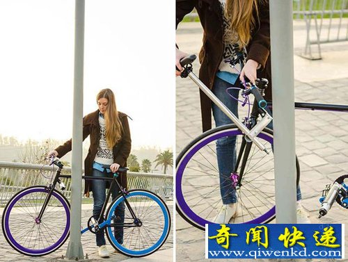 买不?这是全球首款永不丢失自行车 用车身当车锁