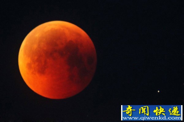 天文奇观“四连环月全食”首现 美国可看到血月亮