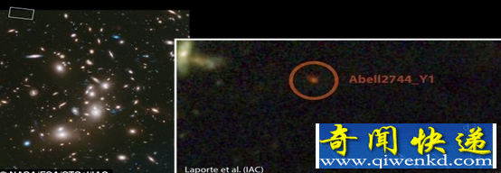 科学家发现最遥远星系 追溯到宇宙6.5亿年老