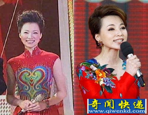 十年春晚董小姐“妆”没变 仍旧保持着和十年前一样的素雅