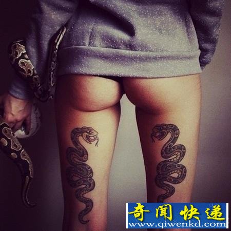 个性又性感的刺青女孩 你在看哪裡