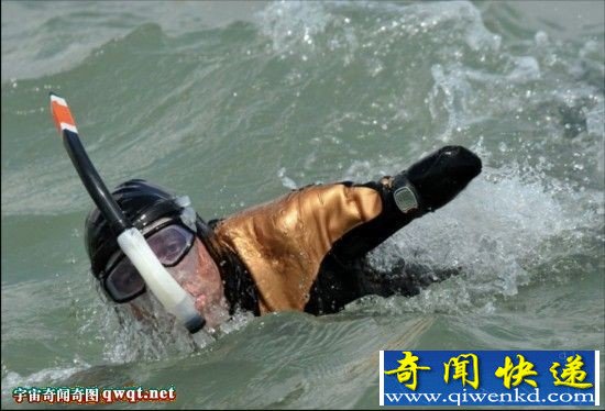 一名无四肢的法国男子决心横渡英吉利海峡