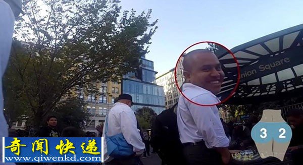 美国纽约一女子臀部藏摄像机实验:59人偷看(组图)