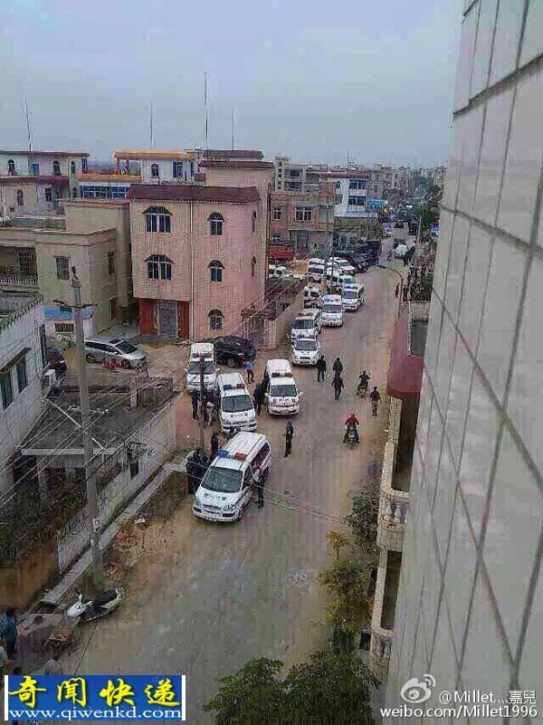 现场直拍广东湛江:逾千警力清剿毒村