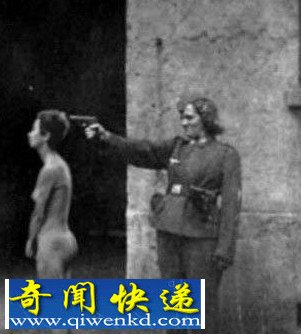 二战纳粹令人发指的暴行:枪毙裸体女囚犯
