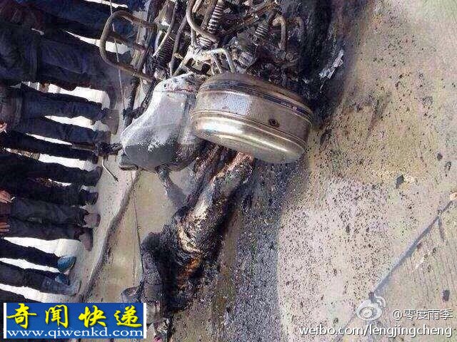 江西高压线掉落致死骑车男子惨遭烧焦身亡