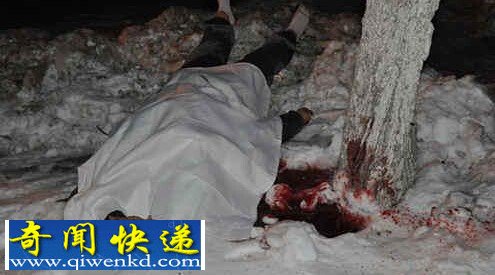 雪堆惊现冻僵女尸 救援时尸下竟传出婴儿哭声(现场组图)