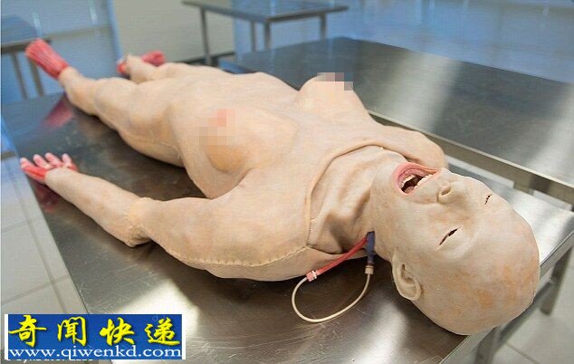 美研发逼真医用尸体模型 会流血能呼吸(重口味组图)