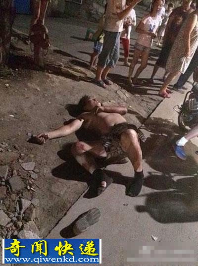 现场图片安徽亳州市越野车连撞7人逃逸 致1人死亡
