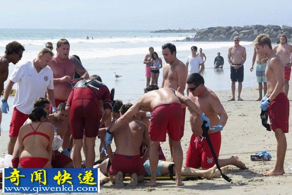 雷暴天气袭击加州沙滩:14人被击中1人死亡