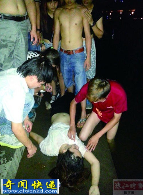 佛山南海:90后救起跳湖轻生的假肢女子
