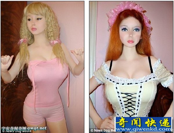 乌克兰16岁真人芭比美女:蜂腰巨乳自称纯天然