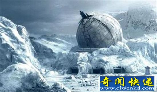 南极洲发现外星人基地 发出神秘闪光致人失明