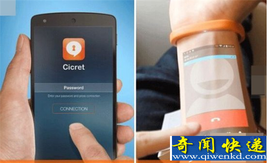 长在手臂上的智能手机 这样的手环你值得拥有