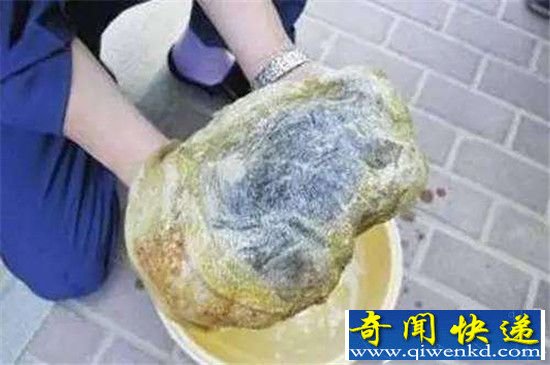 �����ڲݶ��﷢����һ��ʯͷ ����ǧ���䱦?