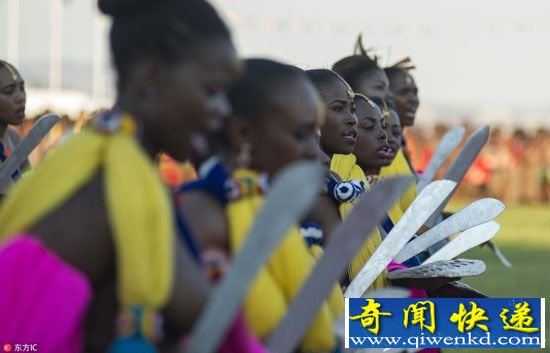 斯威士兰少女半裸参选王妃