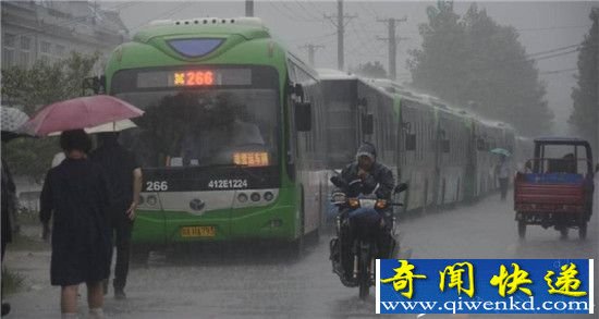 武汉沉湖民堤漫溃破堤放水 300公交紧急转移上万民众