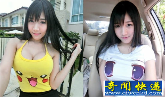 爆乳妹化身宠物小精灵 身材性感到让人流鼻血