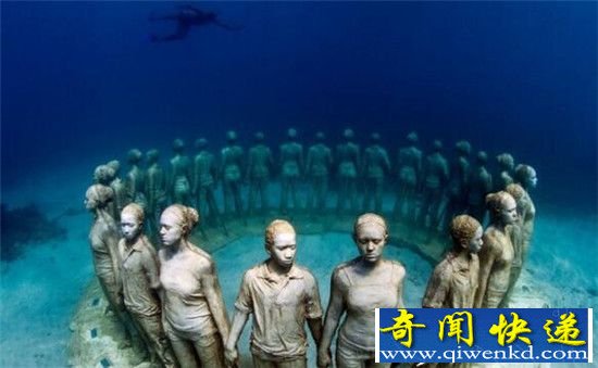 墨西哥“海底兵马俑” 竟然都是真人制作!