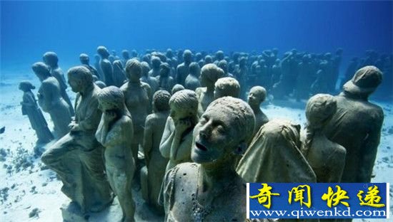 墨西哥“海底兵马俑” 竟然都是真人制作!