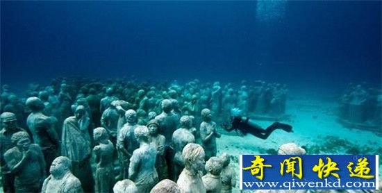 墨西哥“海底兵马俑” 竟然都是真人制作!