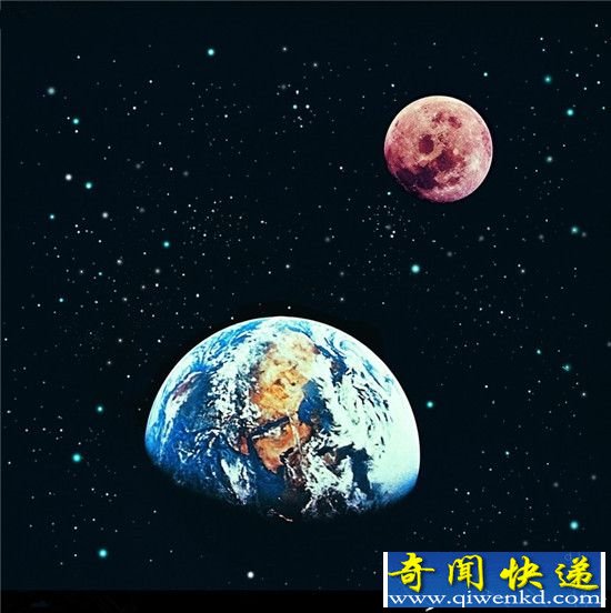 NASA火星探测器传回地球与月球合影 超级震撼!