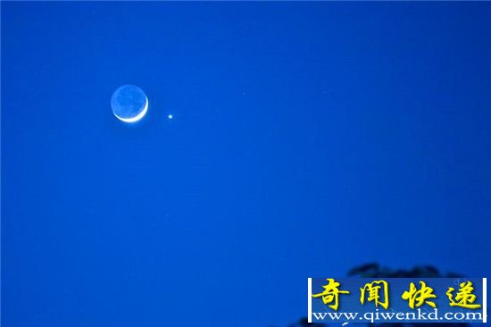 双星伴月? 峨眉月将于火星金星组成笑脸趣景