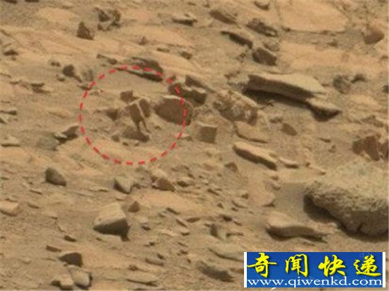 近日,NASA勇气号卫星发回一组照片,就在天文学家们都认为这只是一组普通照片时,一名业余天文爱好者通过放大,却发现了一个惊人的现象······