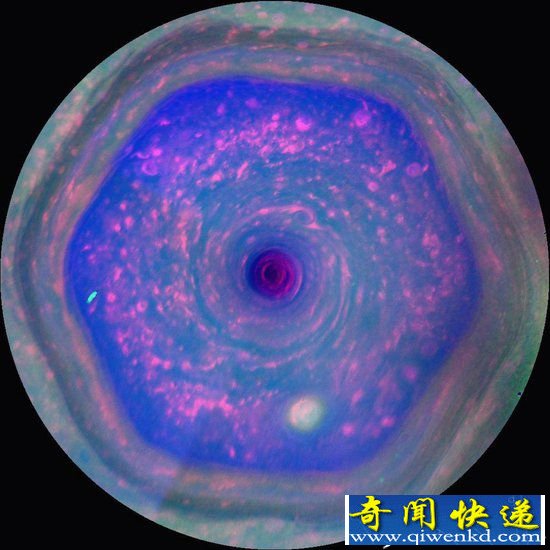 土星北极六角颜色从蓝变金 其原因竟然是?
