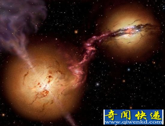 两个黑洞相撞竟然会这样 宇宙惊天一幕!