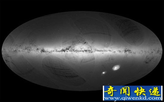 ESA公布最精确银河系地图 记录恒星超10亿颗