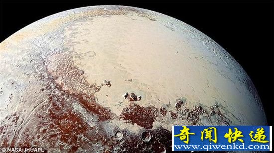 冥王星存在一个神秘巨型冰川 或有外星生命