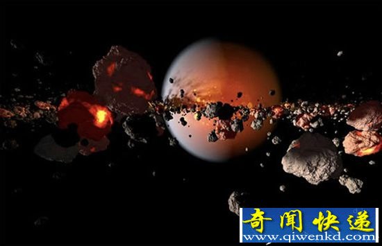 月球由陨石撞击地球碎片形成 地球被毁掉大半