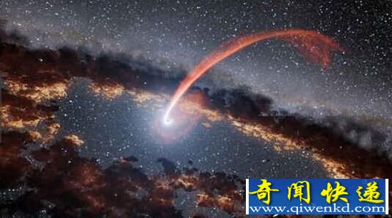 超巨型黑洞吃掉星星 这张照片你一定没见过