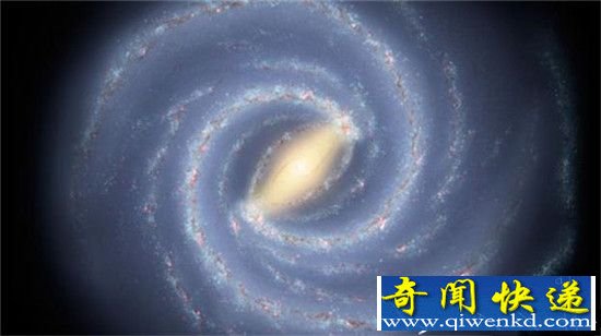 中心黑洞竟将星系从内部撕成两半!太暴力了