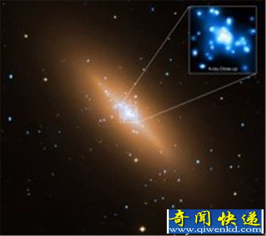 NASA发现超巨型黑洞 太阳质量的100亿倍