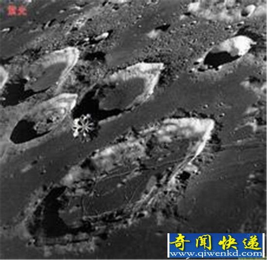 月球表面惊现白色建筑竟被不明飞行物撞歪?惊呆