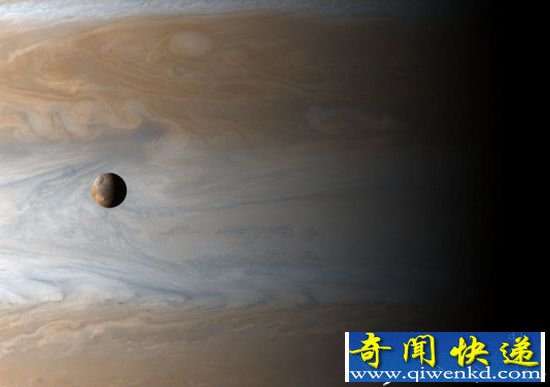 木星直观有多大 NASA木星与木卫一直观对比