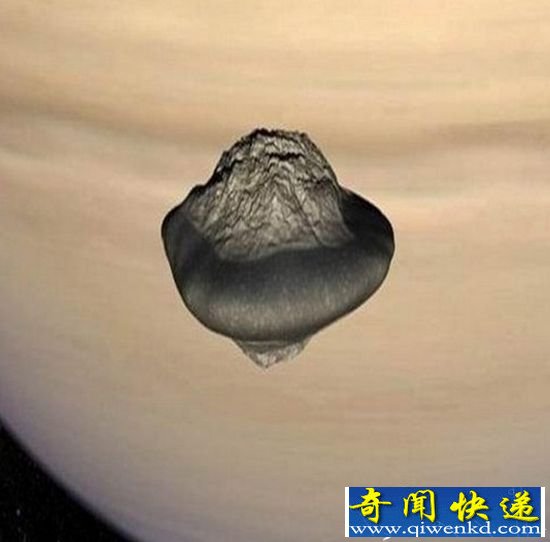 土星卫星形状好似飞碟 是否为外星人到访