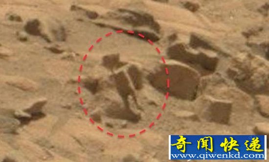 火星惊现背书包的小外星人?简直就是个笑话