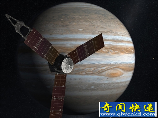 NASA朱诺探测器进入木星轨道 木星信息传回地球