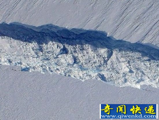 专家曝南极洲冰架裂缝扩大 恐形成巨型冰山