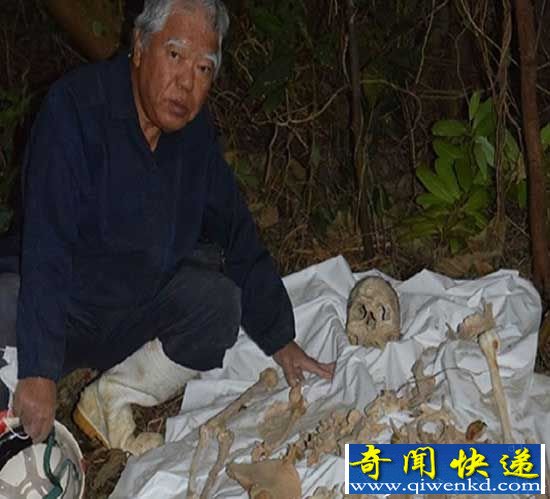 二战日本士兵遗骸被发现 发现地点为冲绳战役最激烈地区