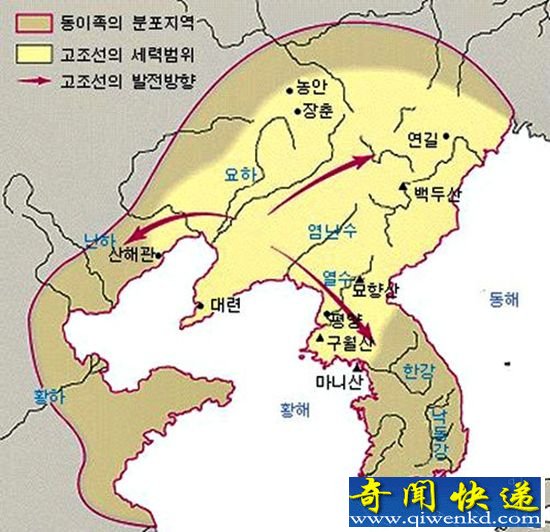 唐朝时期韩国版图 黄河以北全部沦陷?