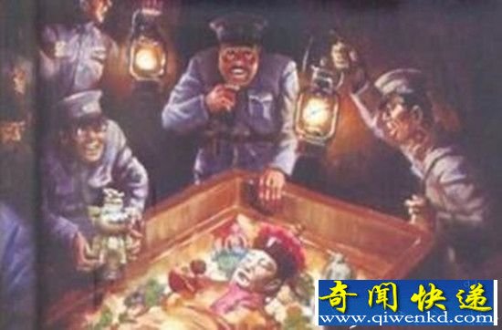 慈禧遗体宛如活人 遭盗墓贼奸尸凌虐