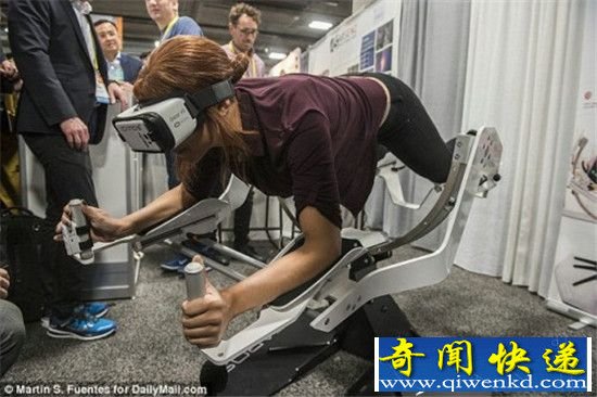 虚拟显示健身器材现身CES:做到健身娱乐两不误!