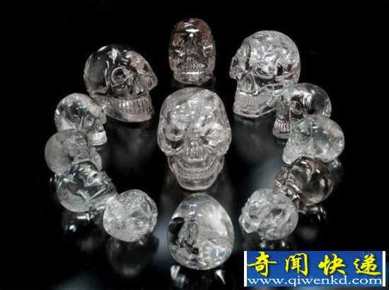 传说中玛雅文明中的13个水晶头骨