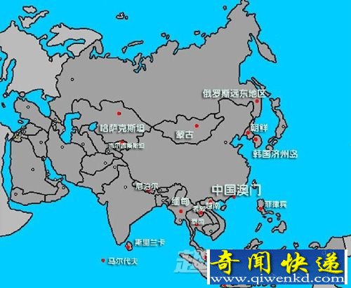 赌场分布图