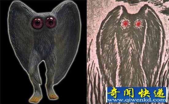 厄运前出现的恐怖天蛾人